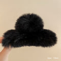 Black Real Rex Rabbit Fur [Approx. 13cm]