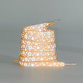 Apricot Reflective Star Galaxy Shoelaces