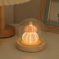 Two-layer shell mushroom lamp [glass cover battery version]