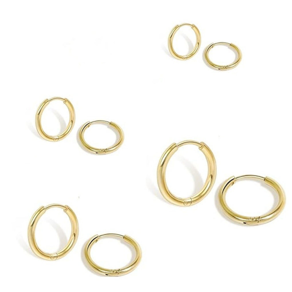 stylish unisex hoop earrings - image 6
