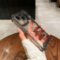 Acrylic-Four-corner anti-fall space shell [Transparent black]