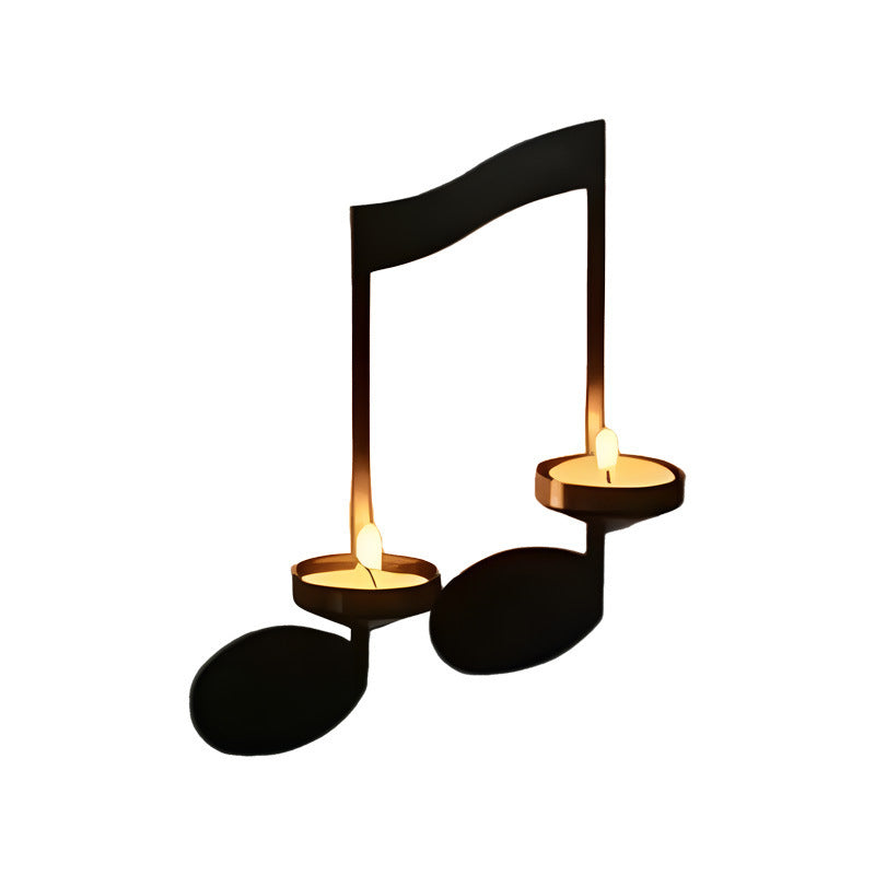 Stylish iron candle holder for special occasions