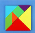 Color Set 17: Magnetic Spare Tangram Set, 7 Pieces in a Pouch (Pack of 1)