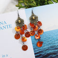 19 - Sea Shell Tassel (Sunset Orange)