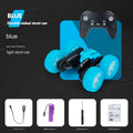 Technology blue light wheel stunt car