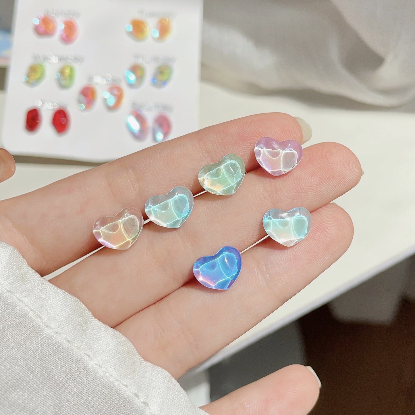 Colorful Butterfly Stud Earrings image 6
