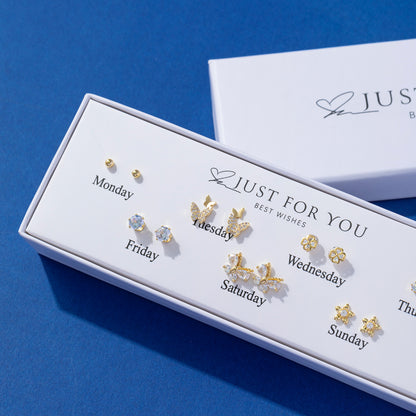 Delicate Floral Design Earrings