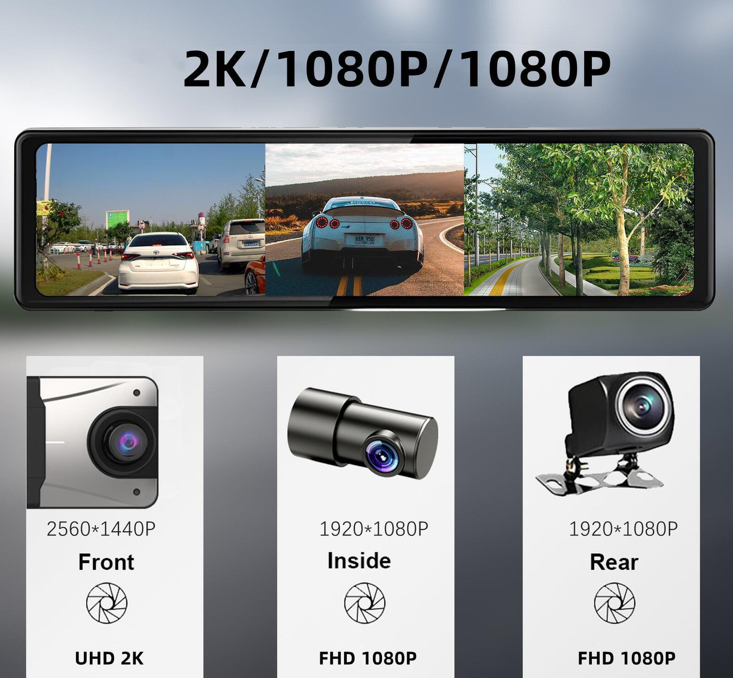 CARPLAY rearview mirror