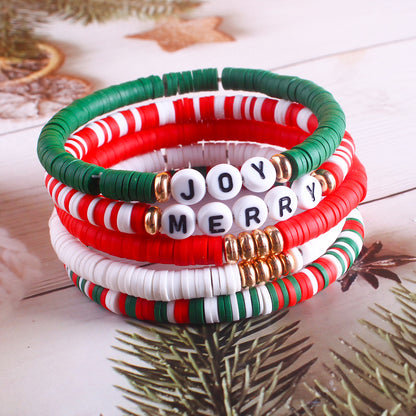 Elegant handmade bracelet with letter beads - image 1