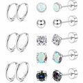 Silver 8 Pairs Set