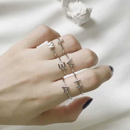 Gift-ready packaging of Alphabet Ring 4