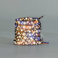 Black and Blue Reflective Star Galaxy Shoelaces