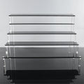 Short five-tier, 30*8 cm, black (Pack of 1)