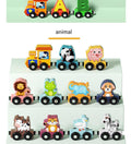 Cartoon 11-piece Animal Magnetic Train (Pack of 1)