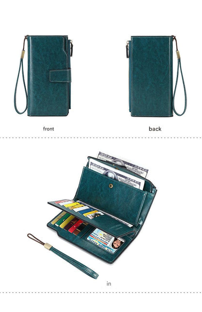 Elegant wallet with multiple color options