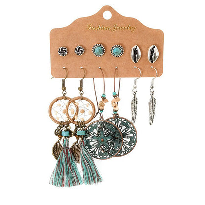 Lightweight Alloy Earrings Set