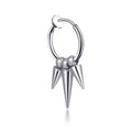 Steel Color Ear Clips 2.0*12 Triangular