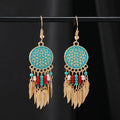 Golden Leaf Star Dreamcatcher (Blue)