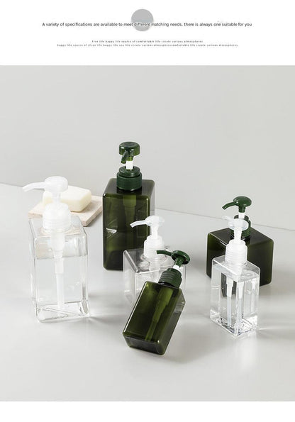 Portable travel bottle for liquid soap