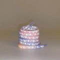 Purple and Pink Reflective Heart Shoelaces (One Pair)
