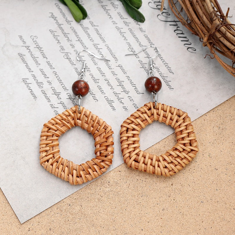 Summer beach fashion long earrings