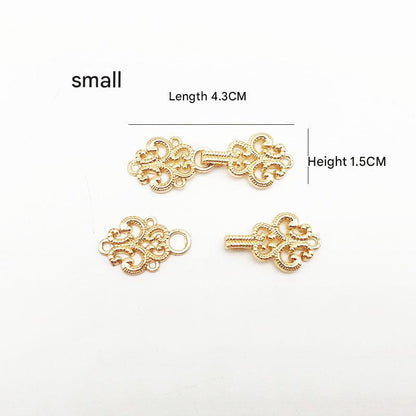 Antique bronze clasp for traditional outfits