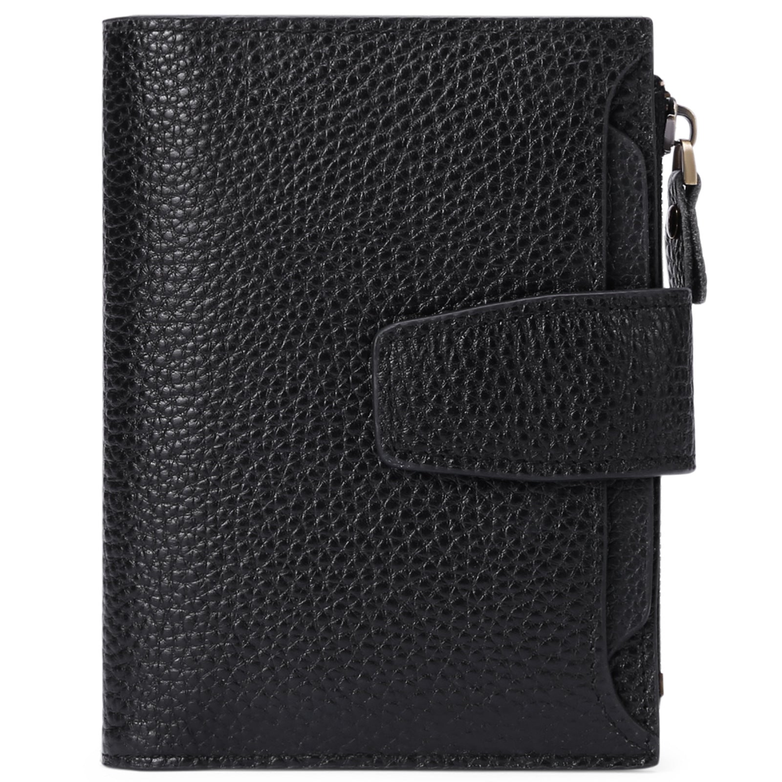 Stylish genuine leather wallet in light green