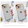 ④ Clear on top and light blue on bottom