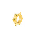 Gold Sharp Cone Ear Clips
