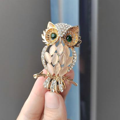 Chic Owl Brooch trendy brooch for formal attire