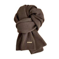Couple's Steel Label Scarf [Coffee Color]