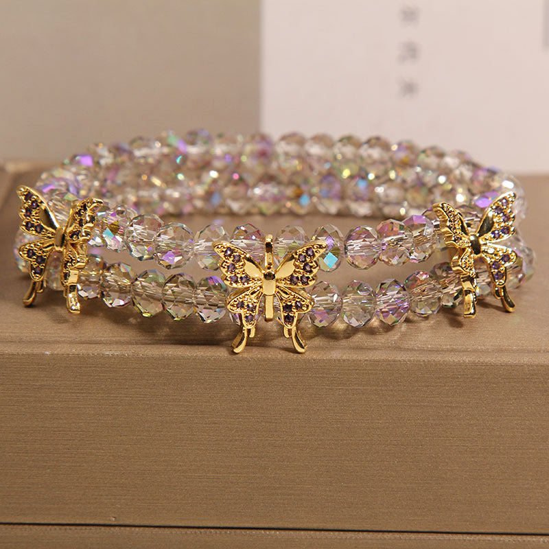 Chic Butterfly Bracelet - On Wrist Image 6