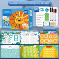 Set 4: Large, 48 Thick Erasable White Cards + Free 10-Piece Gift Set + CE + CPC Certificates (Pack of 1)