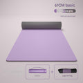 Purple 183*61cm Three-Piece Set [Yoga Mat + Strap + Mesh Bag] ☆ High-Quality TPE Material