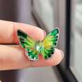 Butterfly Green Oil Painting - Small