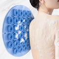 Sky Blue [Silicone Eco-Friendly Material] Long Hair Brush Version