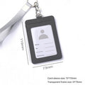 Gray - Vertical Card Holder with Hand Strap