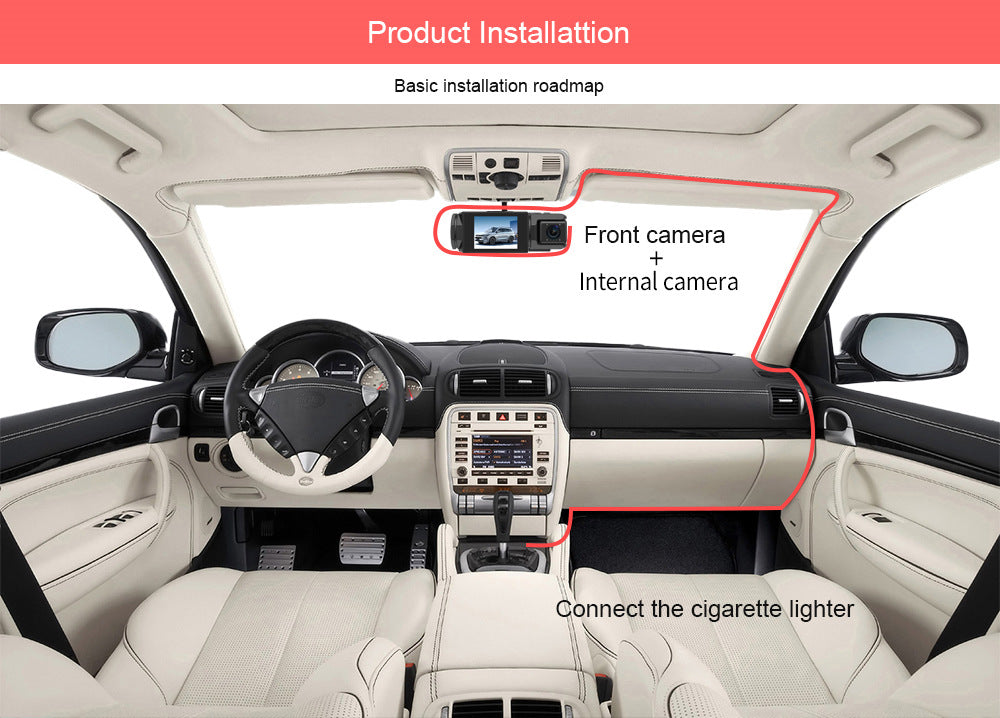High-Definition Dash Camera Front View
