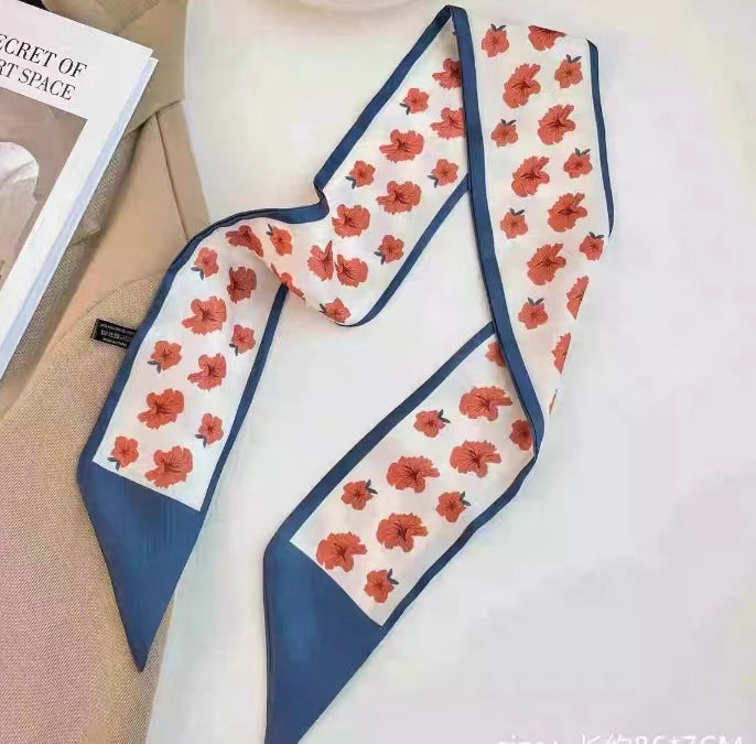 Geometric satin scarf perfect for gifts