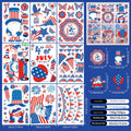 Independence Day Static Sticker D05