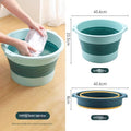 Green Short Round Bucket without Lid