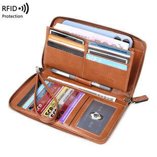 Stylish women's wallet with two-fold design