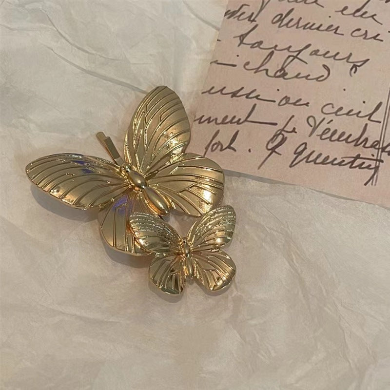 Close-up of Butterfly Hair Clip Design