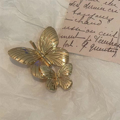 Close-up of Butterfly Hair Clip Design