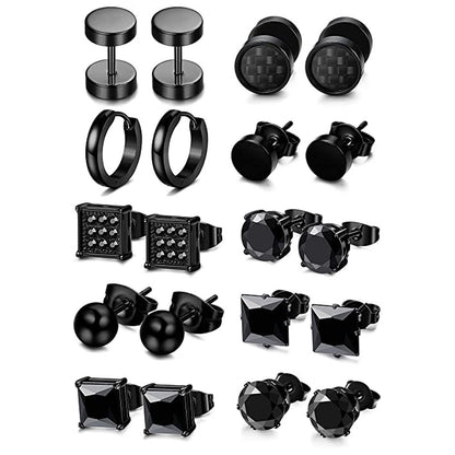 stylish ear studs set image 3