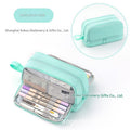 Light Aqua - Double Layer with Dual Zippers (Pack of 2)