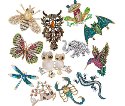 Trendy bee brooch for women