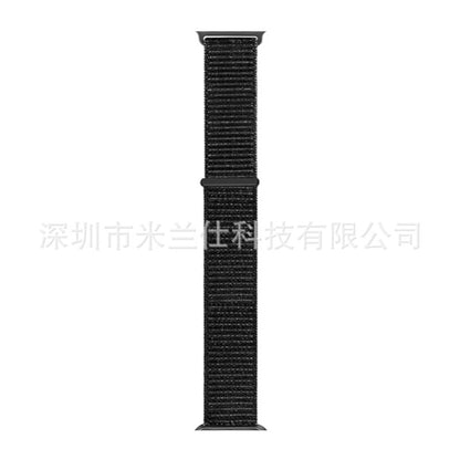Nylon Sports Band for Apple Watch Series 1-9 & Ultra - Adjustable & Breathable with Velcro Closure