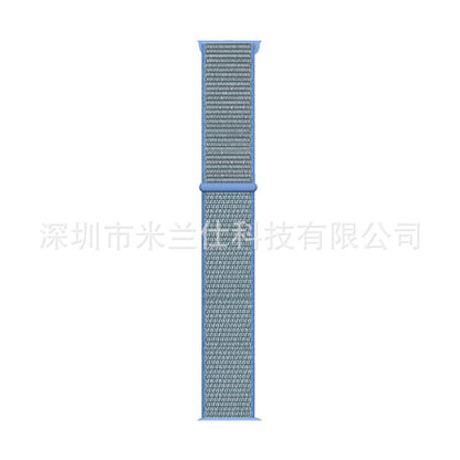 Nylon Sports Band for Apple Watch Series 1-9 & Ultra - Adjustable & Breathable with Velcro Closure