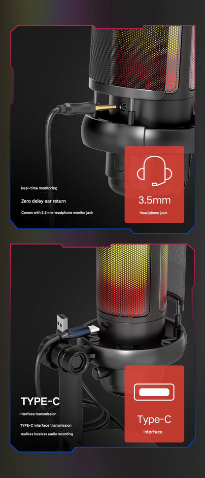 USB Desktop Microphone in Black